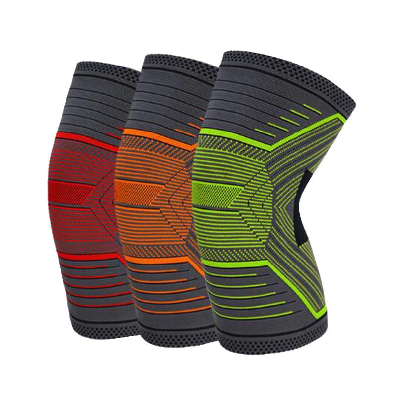 

Sports Kneepad Men Pressurized Elastic Knee Pads Support Fitness Gear Basketball Volleyball Brace Protecto Arthritis Relief3.14, Or