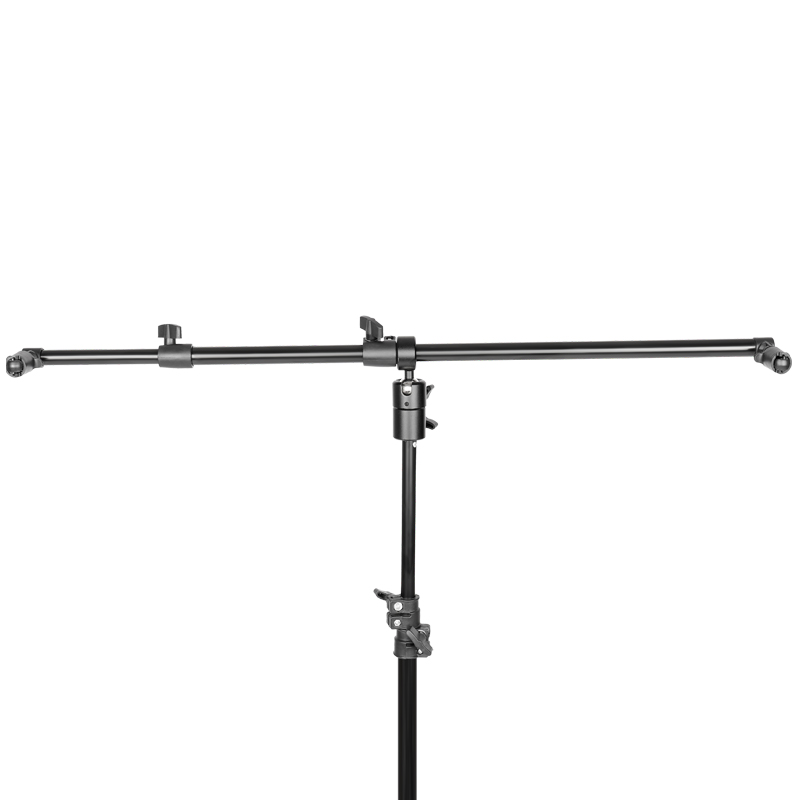 

Photo Studio Reflector Holder Extendable Boom Arm 360 Degree Swivel with Adjustable Length 60cm-120cm for Photography