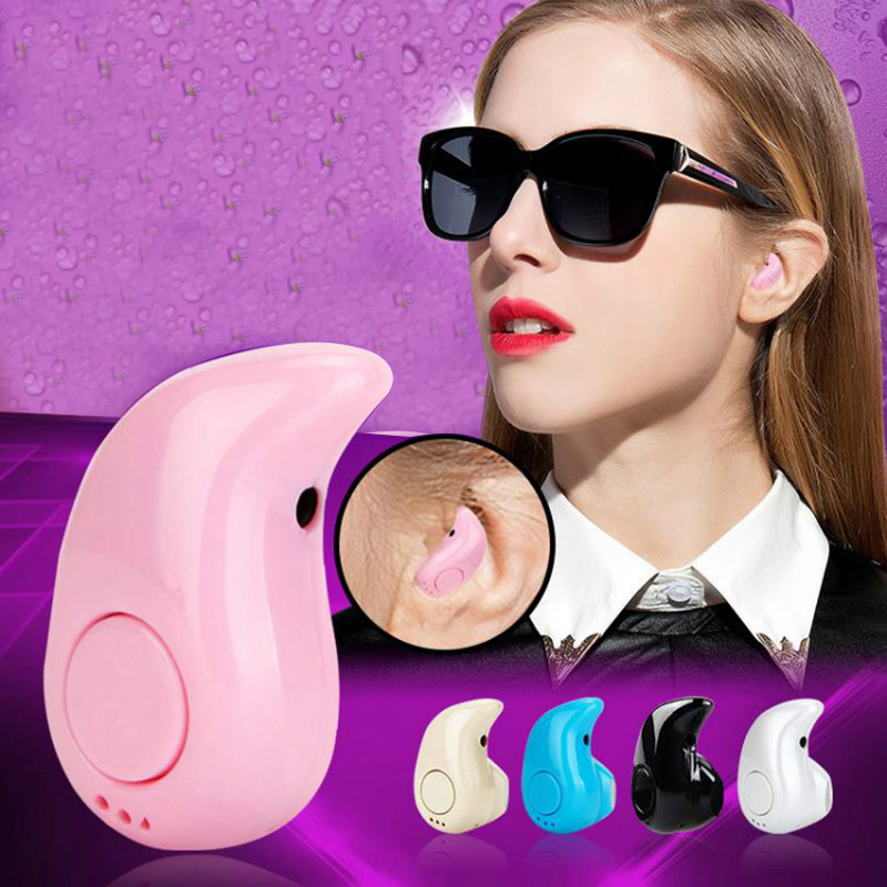 

1PCS Anti-skid 5 Colors S530 Mini Wireless In-ear Earphone Hands Free Earphones Blutooth Stereo Earbuds Bass Bluetooth Headset