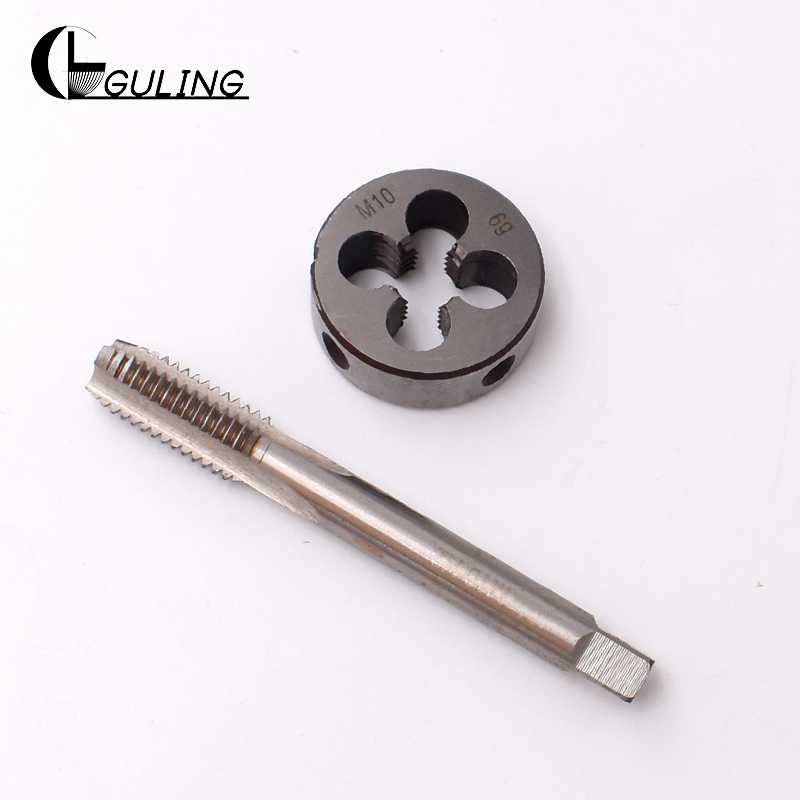 

Guling 1Set HSS hand tap Round die M16x0.5 M16x0.75 M16x1 M16X1.25 M16x1.5 M16x1.75 M16x2 metric fine thread taps Round dies