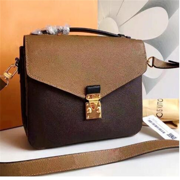 

HOT high quality classic women Messenger bag leather women's handbag pochette Metis shoulder bags crossbody bags #M40780, Old flower