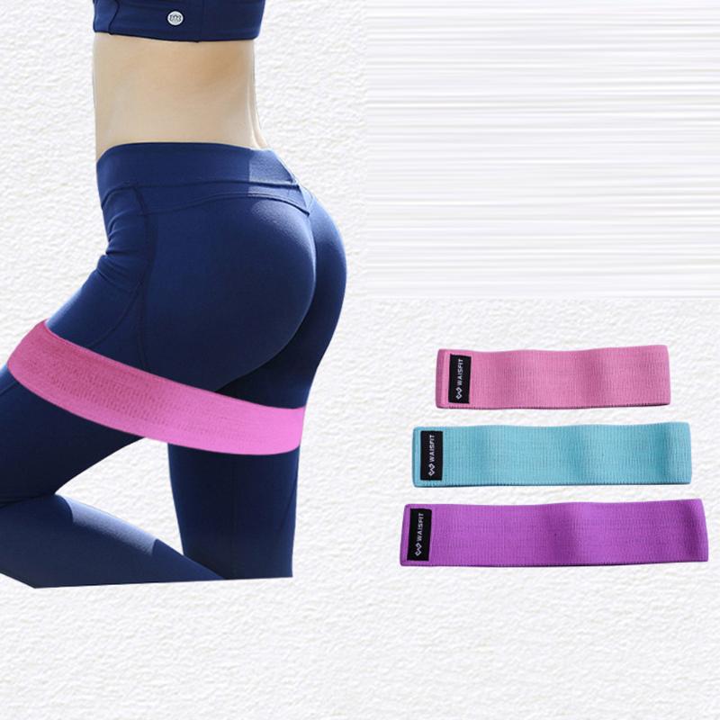 

Fast delivery Sporting goods 3PC Resistance Bands for Legs and Butt,Exercise Bands Set Booty Hip Fitness exercise