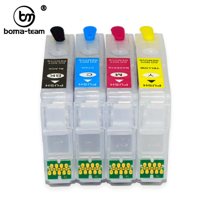 

Europe T502 502XL T02W1-T02W4 Refillable Ink Cartridge For XP-5100 XP-5105 WF-2860 WF-2865 XP5100 5105 2860 2865 Printers