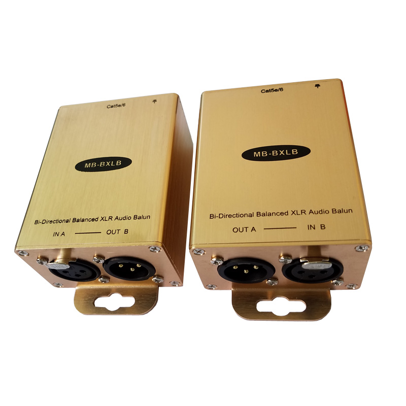 

Pro Audio to RJ45 Adapter Balanced Audio Over Cat5/6 Converter XLR Extender(one pair