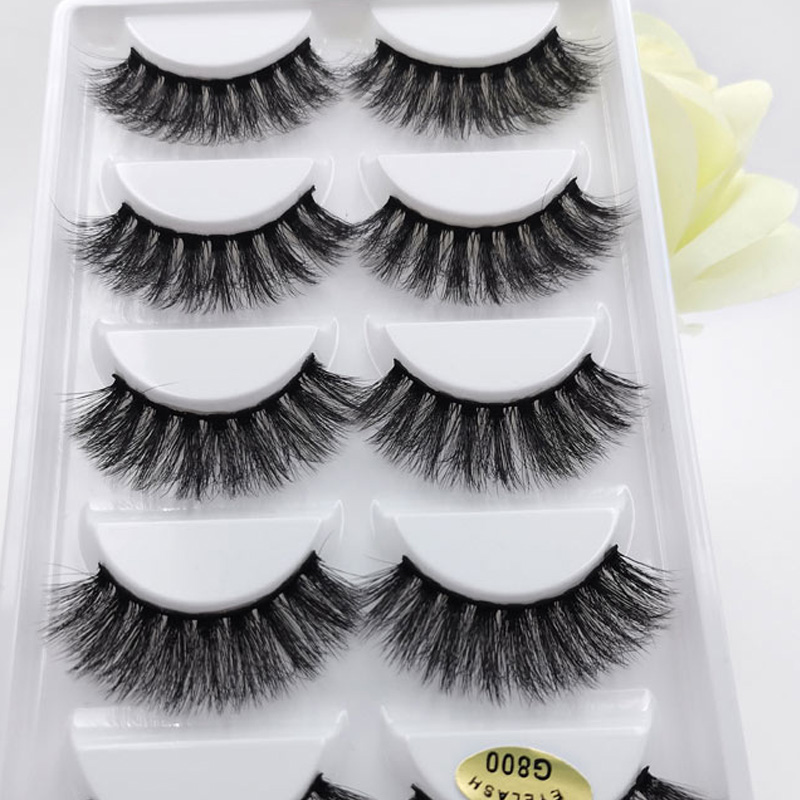 

100boxes Mix natrual mink eyelashes false lashes bulk fluffy dramatic eye lashes false kits 100 packs eyelashes maquiagem