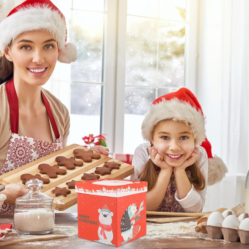 

12Pcs Christmas Gift Box Bags Candy Box Christmas Party Favor for