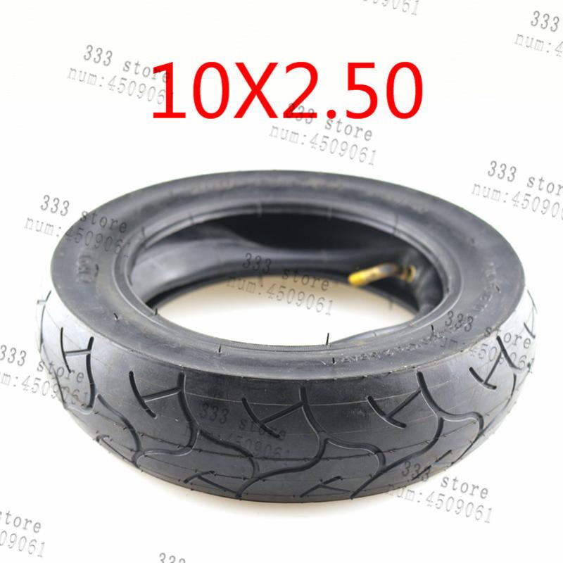 

high quality Tires 10 x 2.50 inch Black 10*2.50 for Electric Scooter Balance Drive Bicycle Tyre 10 inch Pneumatic