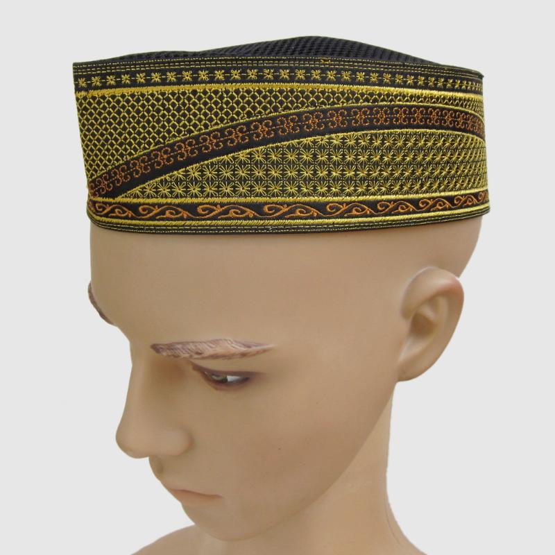 

2020 New arrival Summer man Muslim boat shape hat Male islamic pray cap A51701
