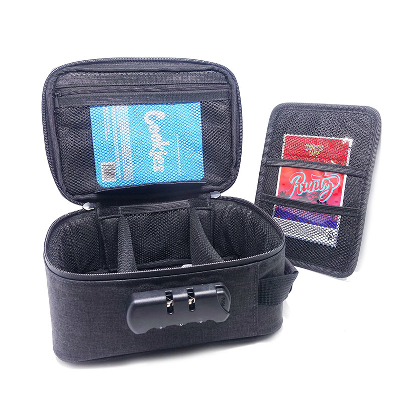 

Eastoner Smell Proof Bag with Combination Lock Odor Proof Stash Case Container Zero Snag Waterpoof zippers Bag for travel