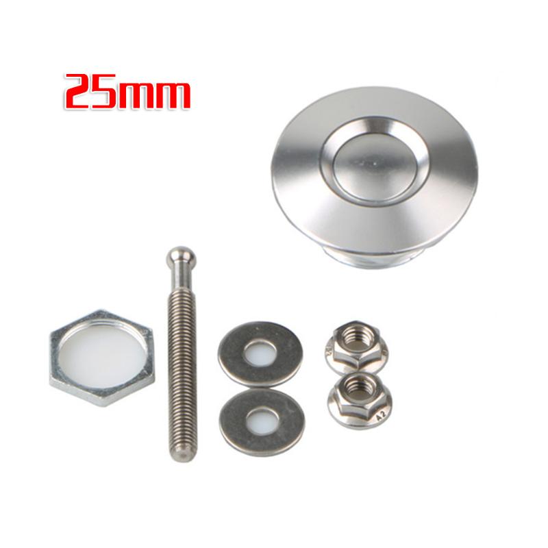 

2Pcs Bonnet Lock Push Button Hood Pins Clip Latch Bumper Universal For cars