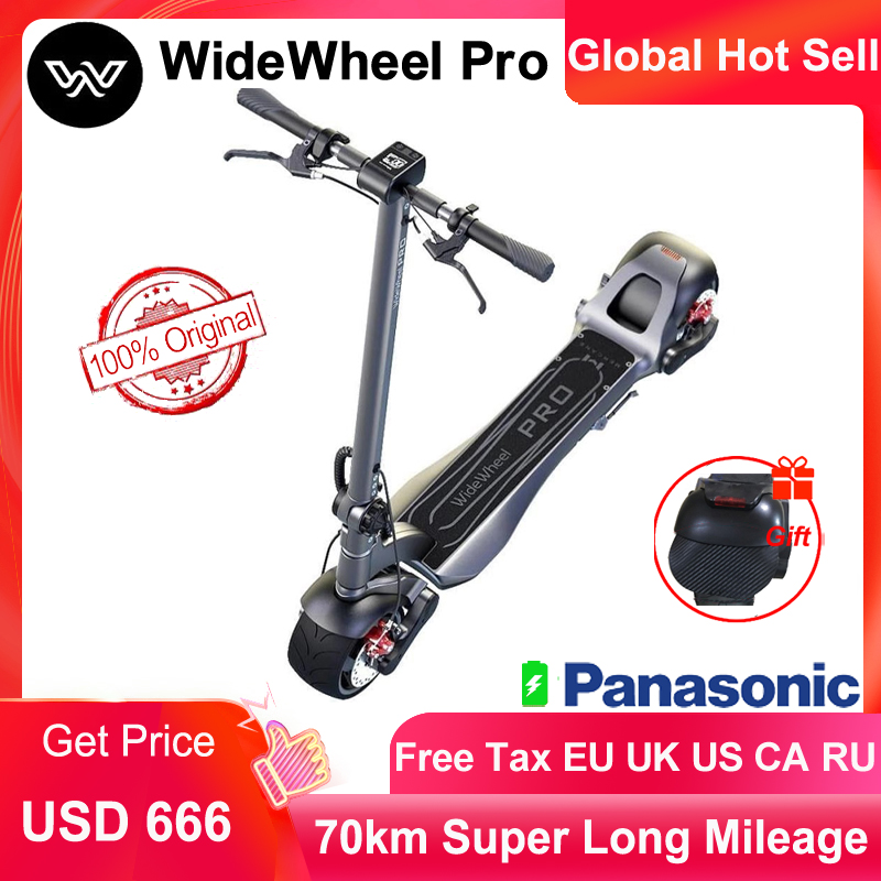 

2020 Newest Mercane WideWheel Pro Kickscooter Electric Scooter Wide Wheel Dual Motor Disc Brake Skate Hoverboard 48V 1000W