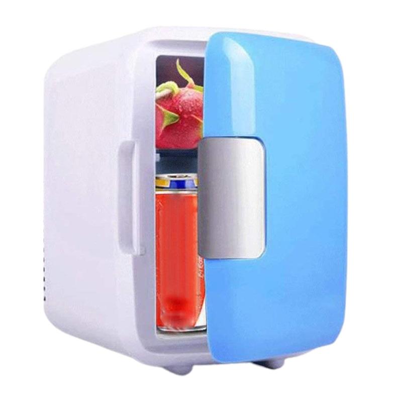 

New 4 Liter Portable Compact Personal Fridge Cools & Heats Great for Bedroom Office Car Dorm Portable Makeup Skincare Fridge