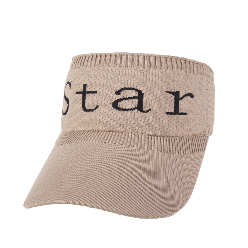 

Outdoor Women's Casual Trip Travel Sun Visor Caps Knitted Hats Sport Topless Empty Exposed Sunshade Beach Golf Hat, White