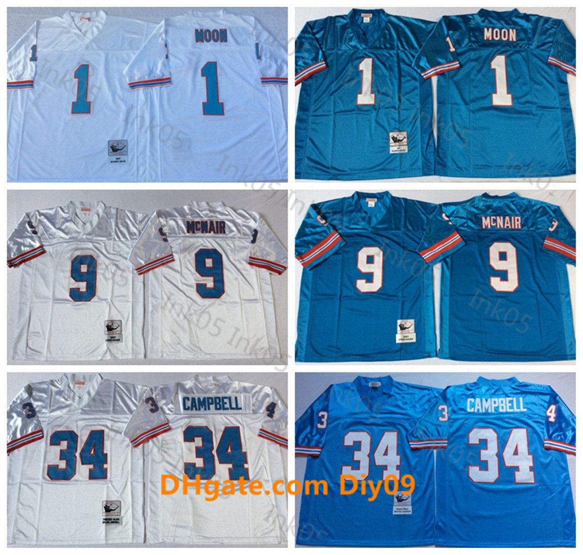 Wholesale Best Earl Campbell Jersey for 