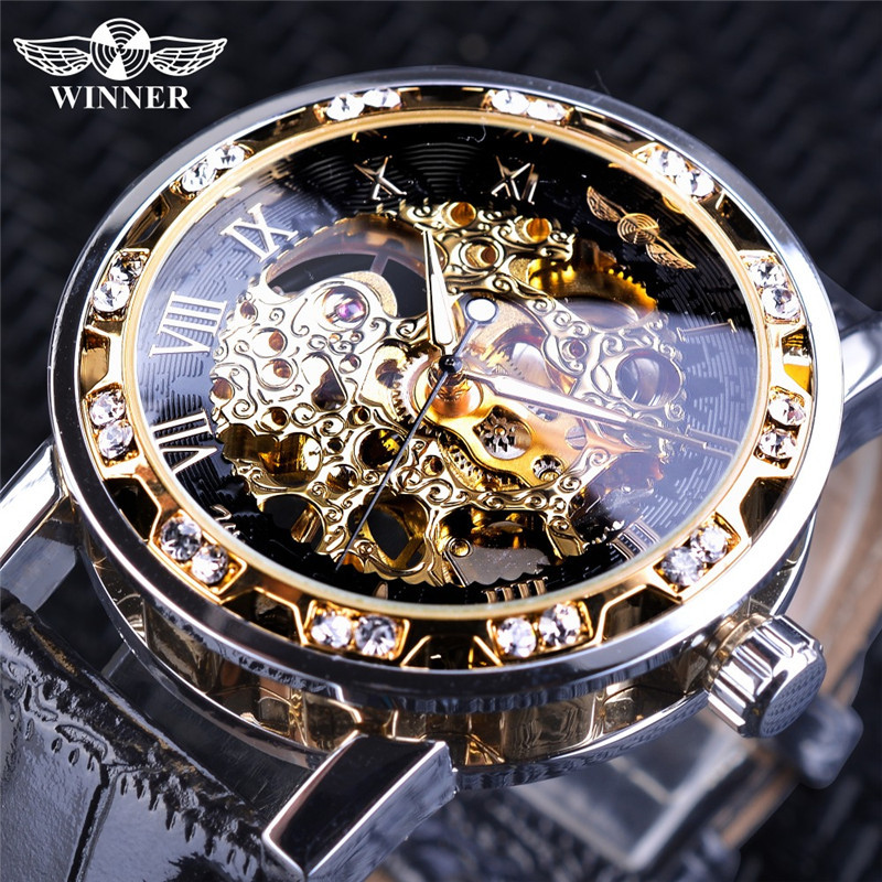 

Men's Fashion Leisure Classic Watch Water-drilled Hollow Manual Machinery Watch