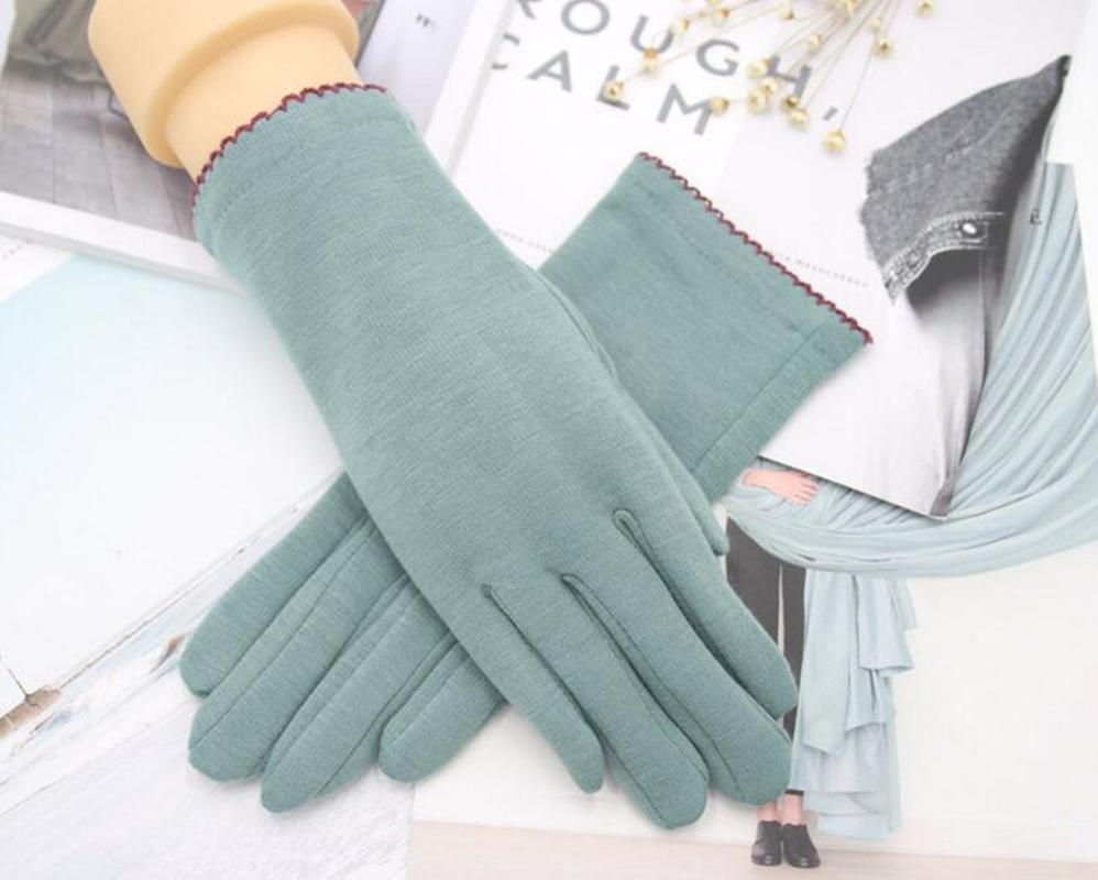 

Women's winter thicken warm gloves lady's cotton glove female fleece lining winter touch screen driving glove R267