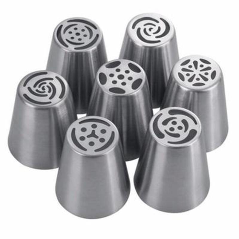

Cake Tips Stainless steel Flower mouth Cupcake Leaf Russian Mouth Transfer Cute Cream Head DIY Easy Convenient DIY