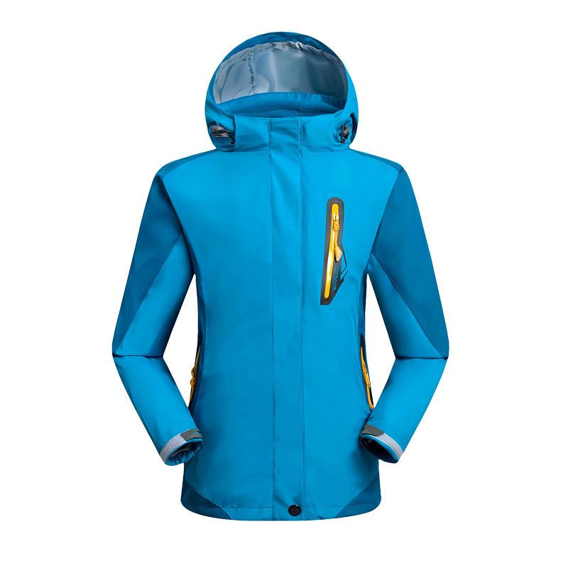 

New style children' windbreaker outdoor sports boys and girls waterproof thermal ski jacket with thick fleece windbreaker, One