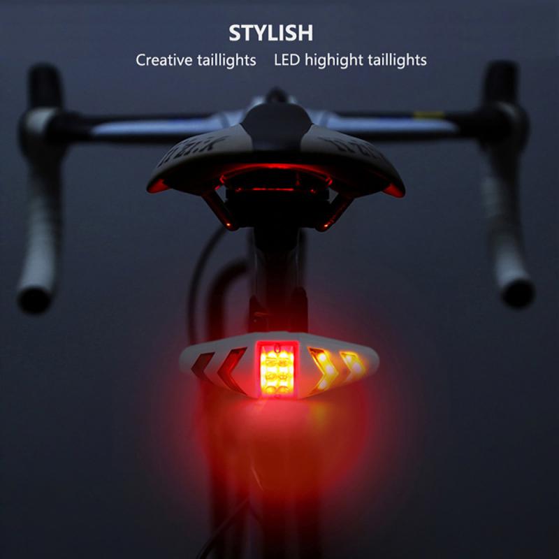 

Bicycle Light Bike Turn Signal Wireless Remote Control Mountain Bike Taillight Night Riding Safety Warning Taillight Lamp