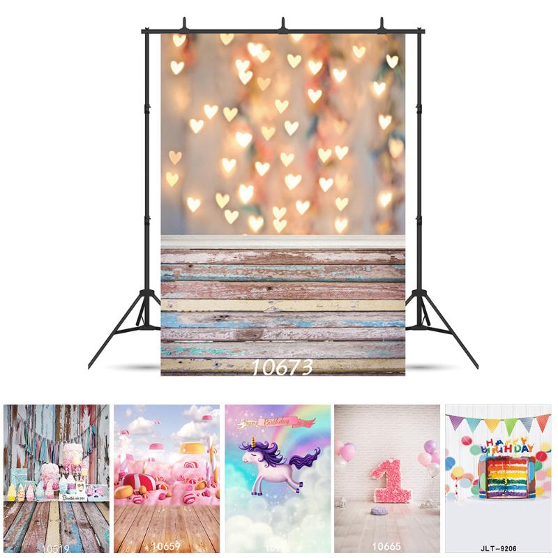 

Children Photographic Backgrounds Baby Birthday Party Photo Backdrops Cloth Vinyl Background For Photo Studio Fundo Fotografia