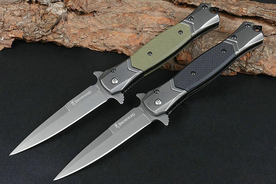 

Browning FA52 folding knife 440C steel blade G10 steel handle EDC tactical pocket knives outdoor camping hunting BM 940 535 survival knife