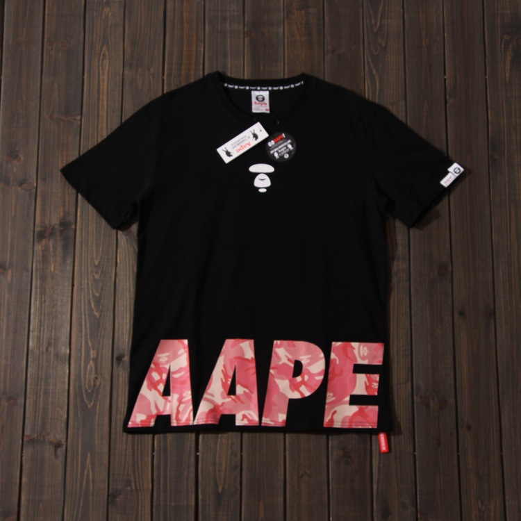 

Couples' Blouses with Short-sleeved T Printed Cotton Printed Ape Camo, White