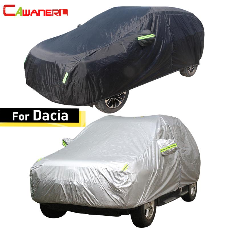 

Cawanerl For Dacia Nova Solenza Sandero Dokker Lodgy Logan Duster Auto Cover Sun Rain Snow Dust Resistant Waterproof Car Cover