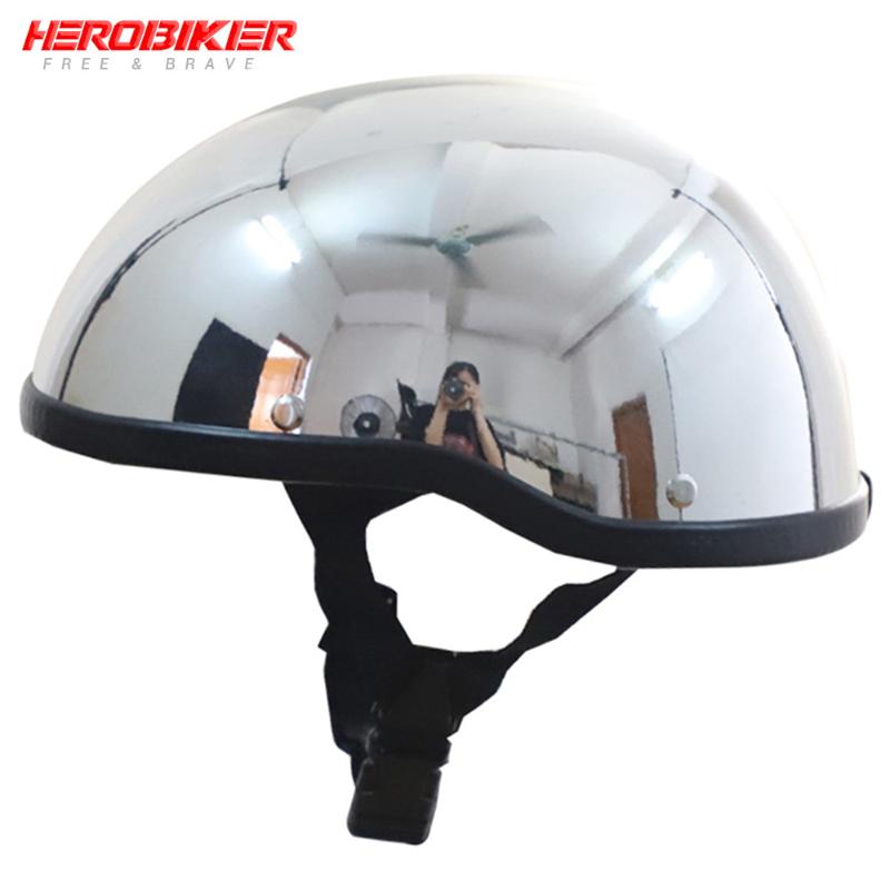 

HEROBIKER Motorcycle Helmet Retro Moto Helmet Half Face Motorcycle Racing Off Road Casco Moto Capacete Casque, Cool-a5