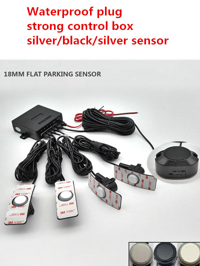

sensor parking Front+back /rear view OEM radar 4 6 8 sensors parking system sensor de estacionamento flat buzzer alarm car