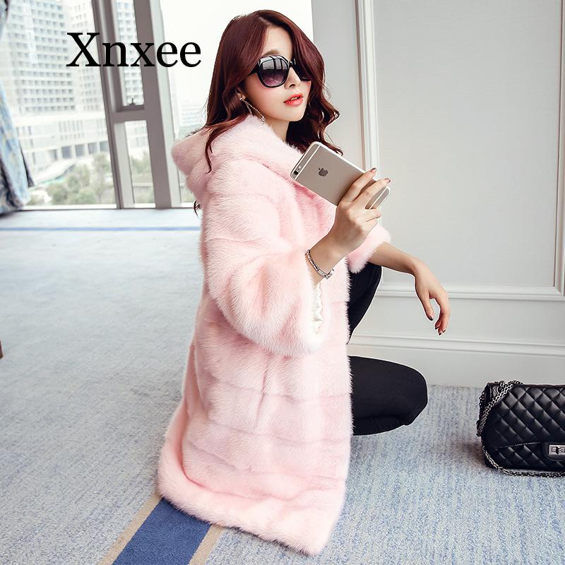 

Faux Fur Vest Top Fashion Wide-waisted Full 2020 New Fur Mink Coat Female High Imitation Rejection Cap Long Section, Beige
