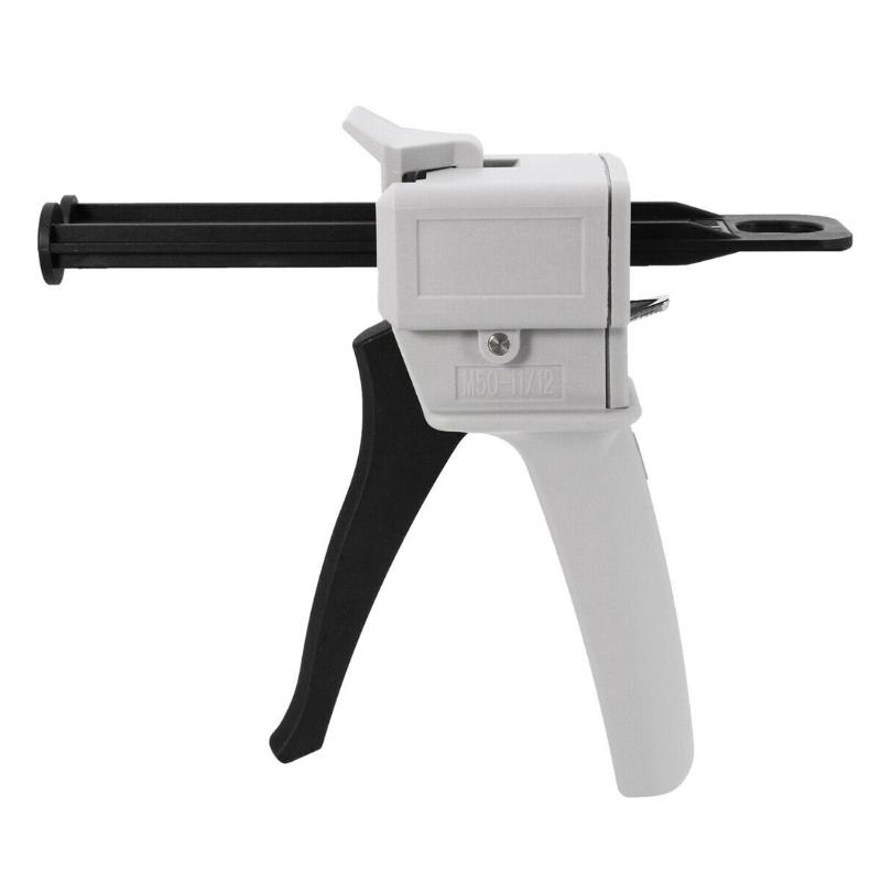 

Caulking Gun AB Epoxy Glue Gun Applicator Glue Adhensive Cartridge 1:2 AB Manual Dispenser 50ml Capacity