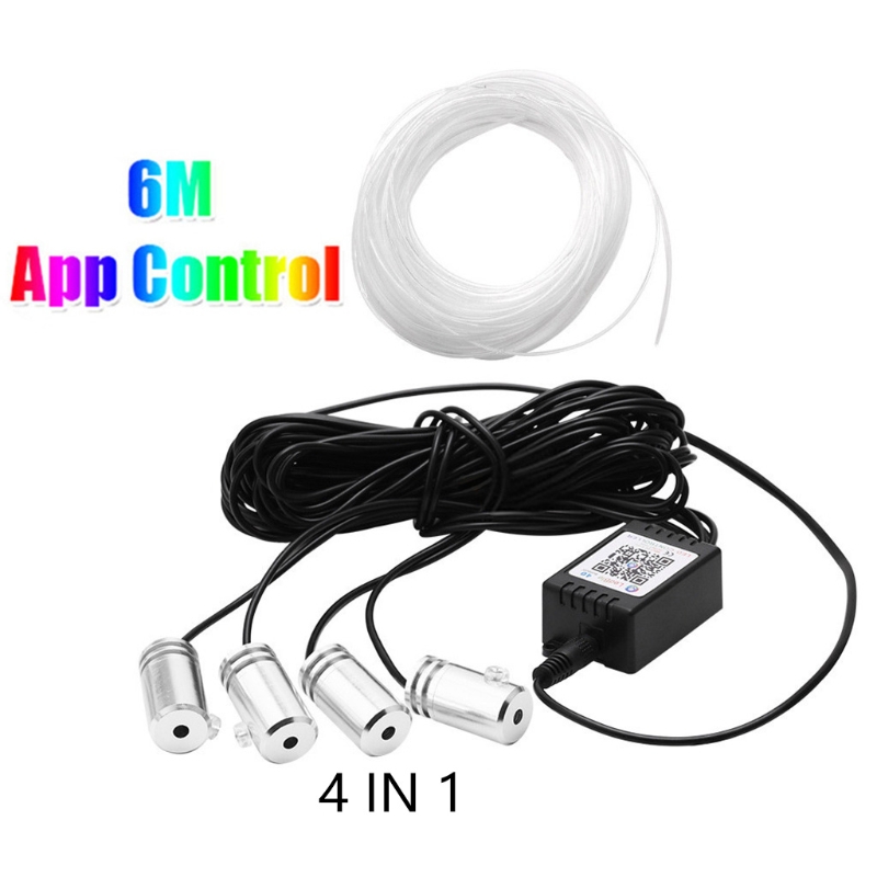 

RGB LED Strip Light APP Bluetooth Control for Car Interior Atmosphere Light Lamp K1KE