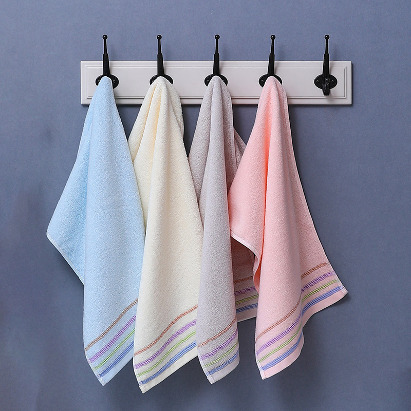 

Pure Cotton Quick-dry Soft Face Towel Absorbent Beach Thicken Bath Towels Home Supplies, Black