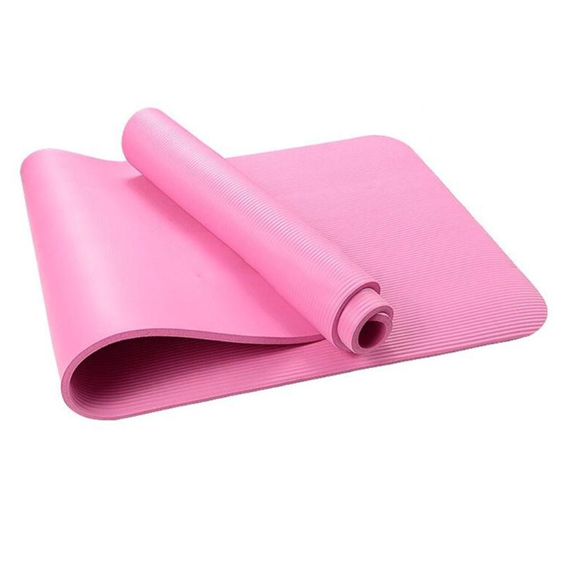 

15MM Thick Durable Yoga Mat Non-slip Exercise Fitness Pad Mat Lose Weight Pad Exercise Fitness Training Yoga, Red
