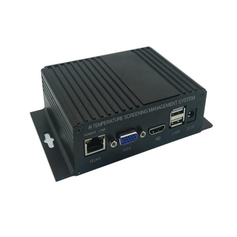 

1ch Temperature Screening Management System AI DeepinMind NVR Network Video Recorder, need to work with specified thermal camera