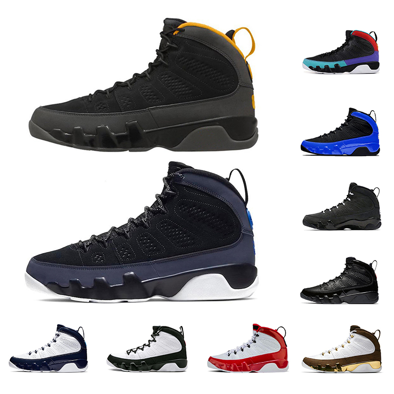 

Jumpman University Gold Racer Blue 9 9s men basketball shoes cool Grey Citrus Bred gym red UNC Anthracite sport sneakers
