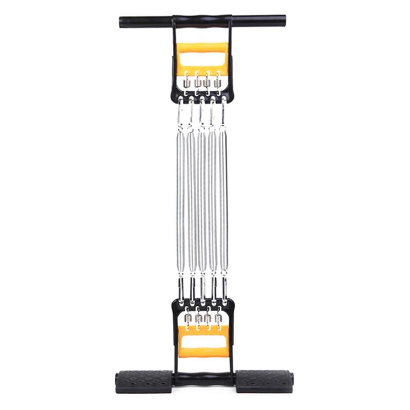 

Fitness equipment multifunctional chest expander pull belt three-purpose puller 5 spring 75kg / 165lb (total) men strength