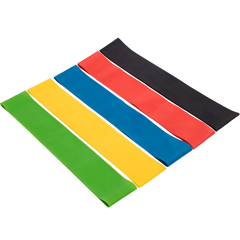 

Workout Yoga Resistance Band Rubber Bands Indoor Outdoor Fitness 0.35mm-1.1mm Pilates Sport Training Elastic Bands