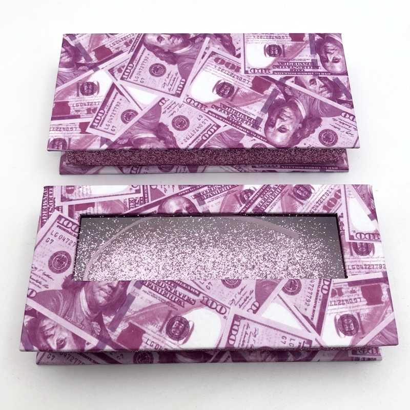 

Mikiwi Wholesale Square False Eyelash Packaging Box Custom your Logo Fake 3d Mink eyelashes Boxes Cils lash strip Case Empty box