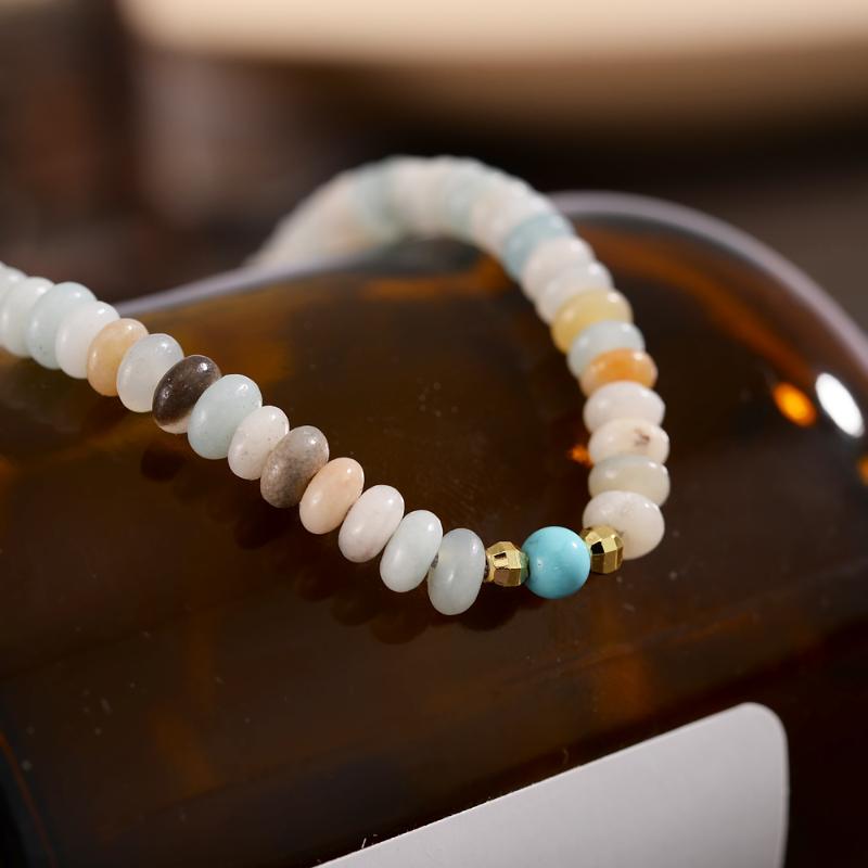 

Woven Bracelets Natural Amazonian Stone Friendship Bracelets Lovers Couples Yoga Bracelet Jewelry Creative Gifts