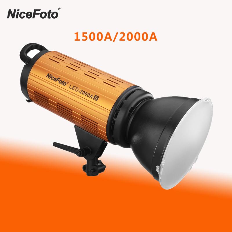 

NiceFoto 150/200W LED Photo Video Light 3200-6500K For Studio Youtube Camera Photography Lighting Photo lamp