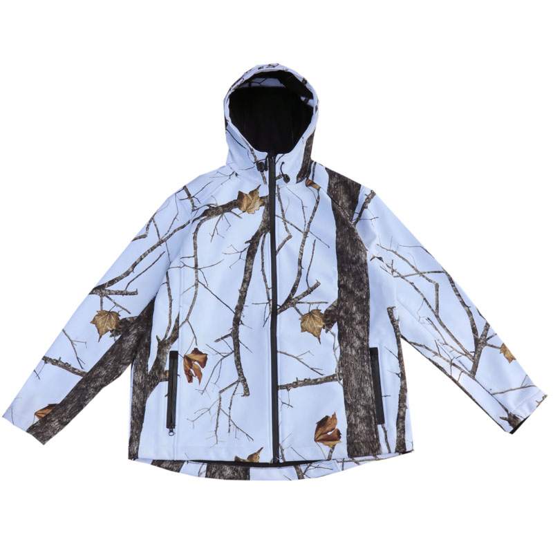 

Waterproof Warm Fleece Snow Camouflage Hunting Jackets TAD Tactical Softshell Jacket Winter Snow Costumes Ghillie Suits Male, As pic