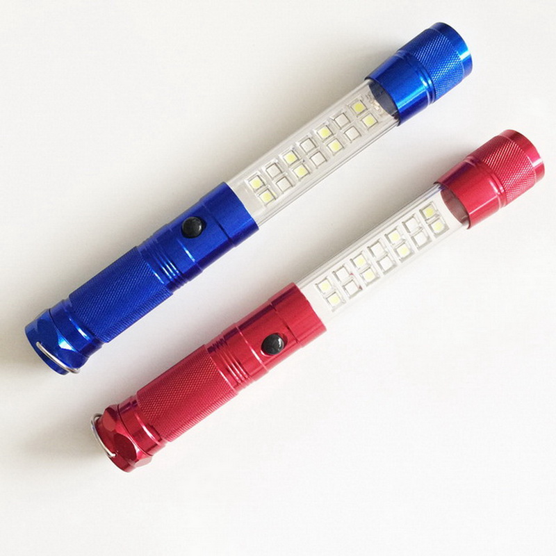 

High end 14 LED red and white work light with magnetic hook red/blue LED waterproof long range