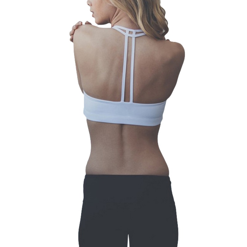 

Women Sport Bra Breathable Quick Dry Backless Comfortable Underwear Yoga Bras Wire Free Sports Bra For Fitness Running Gym Vest