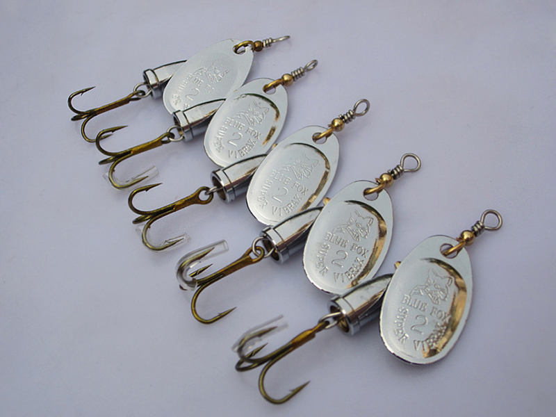 

Wholesale Fishing lures Spooner Spinner Crankbaits Hooks 5.6g