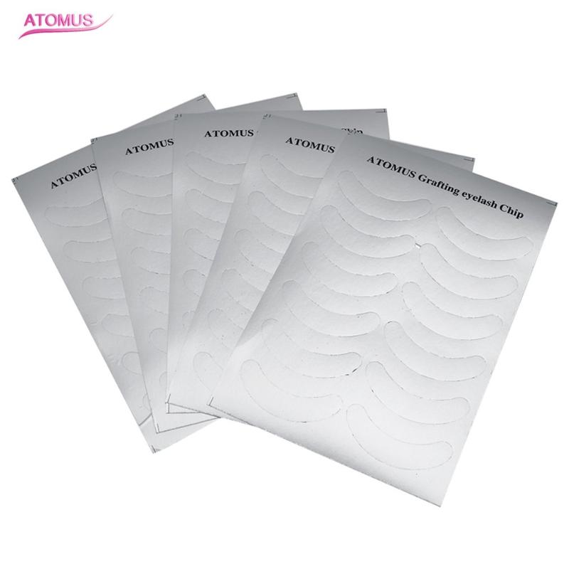 

5pcs/30 pairs Under Eye Pads Grafting Eye Lashes Chip Fake Eyelash Pads False Eyelashes Holder Isolated Patches Maquiagem Kits