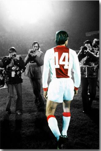 

Custom Canvas Art Johan Cruyff Poster Football Legend Wall Stickers Netherlands Soccer Star Wallpaper Sticker Mural Decor #2494#