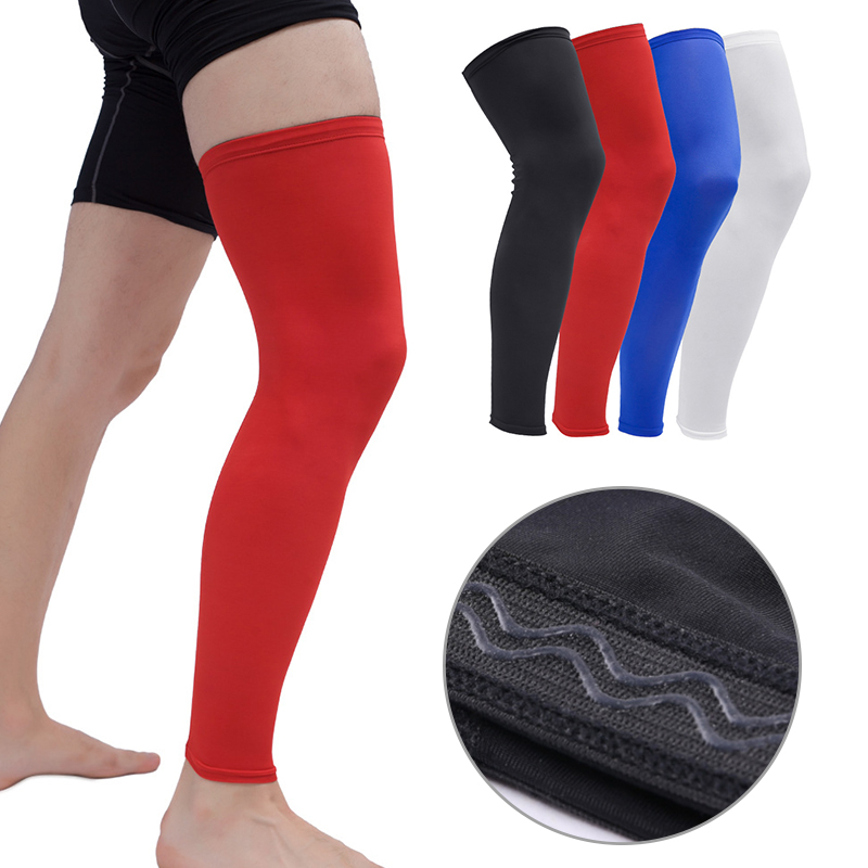 

Hot Selling 1pc Sports Knee Pads Support Breathable Outdoor Cycling Leg Sleeve Basketball Leg Sleeve Knee Protector Brace Strap, White