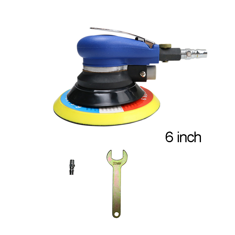 

6 Inch Matte Surface Pneumatic Polishing Machine Random Orbital with Sander Pad for Cars Polishing / Grinding / Waxing