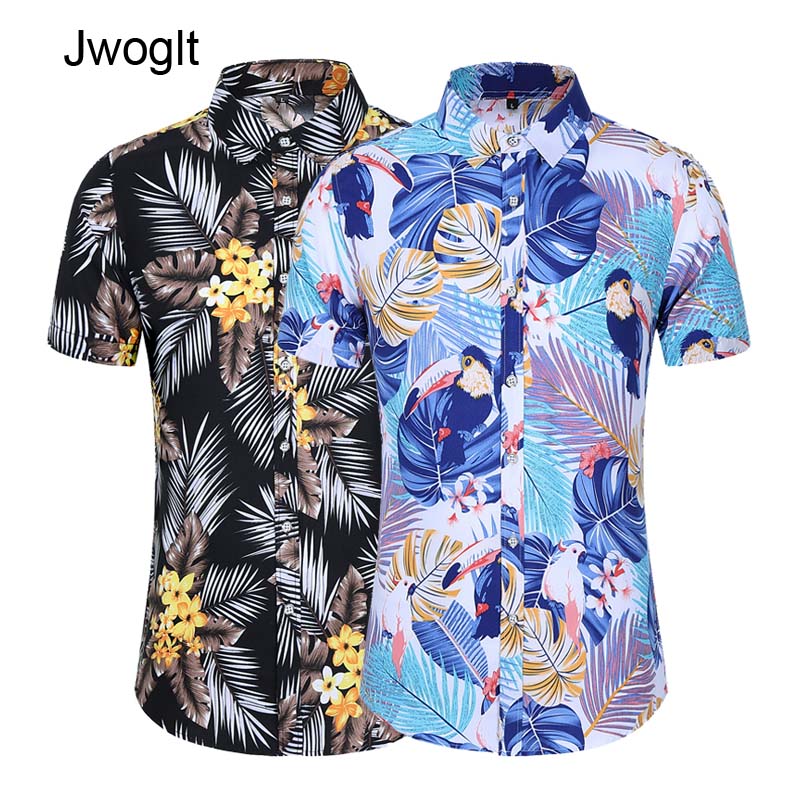 

17 Styles Fashion Summer Mens Short Sleeve Hawaiian Shirts Casual Floral Shirt Regular Fit Vacation Beach Clothing 5XL 6XL 7XL, 7063